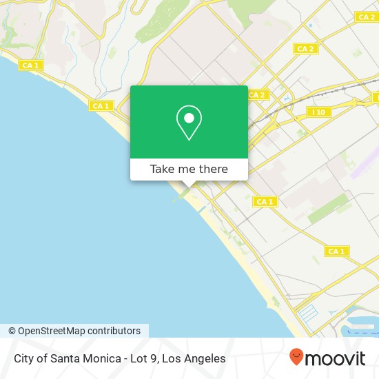 City of Santa Monica - Lot 9 map