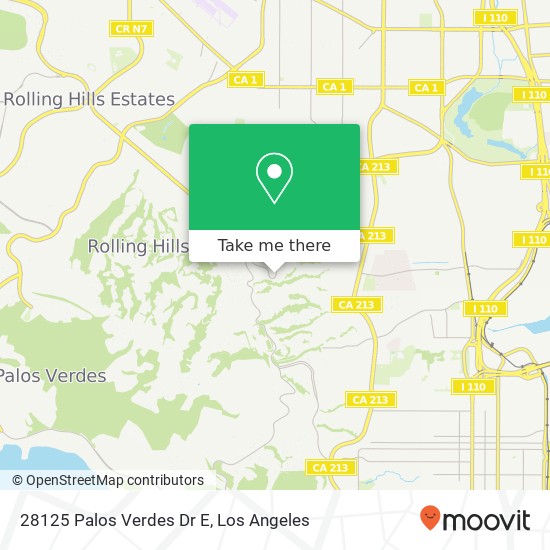 Mapa de 28125 Palos Verdes Dr E