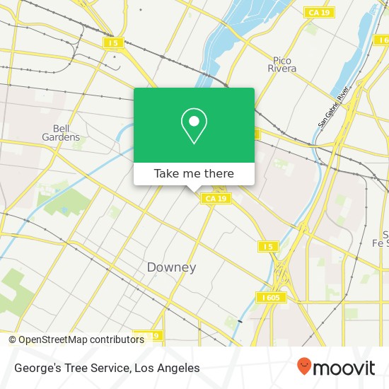 George's Tree Service map