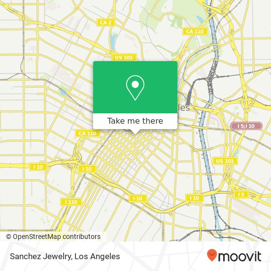 Sanchez Jewelry map
