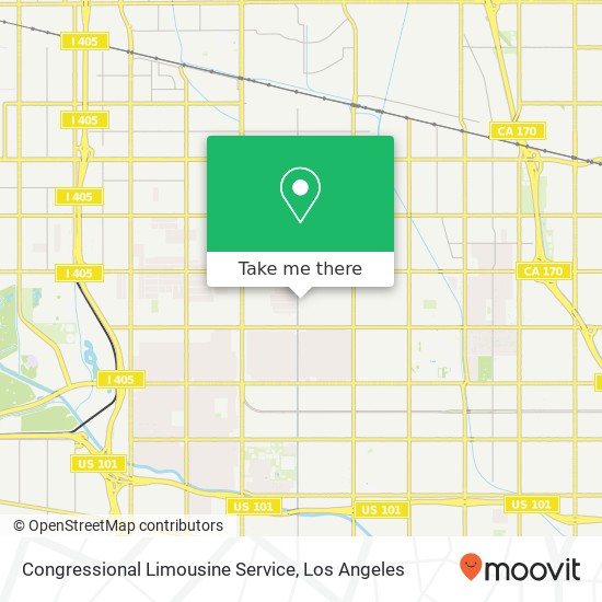 Mapa de Congressional Limousine Service