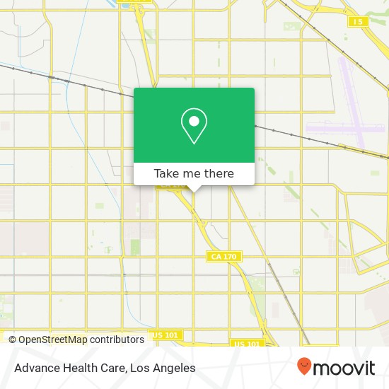 Mapa de Advance Health Care