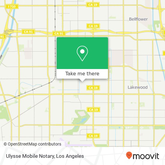 Ulysse Mobile Notary map