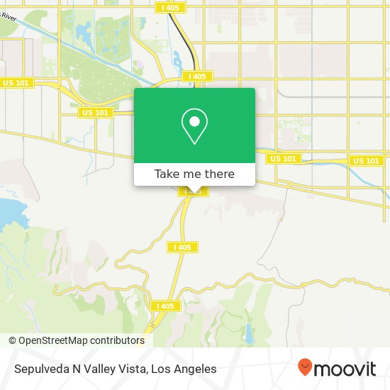 Mapa de Sepulveda N Valley Vista