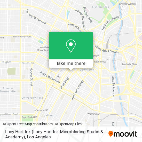 Mapa de Lucy Hart Ink (Lucy Hart Ink Microblading Studio & Academy)