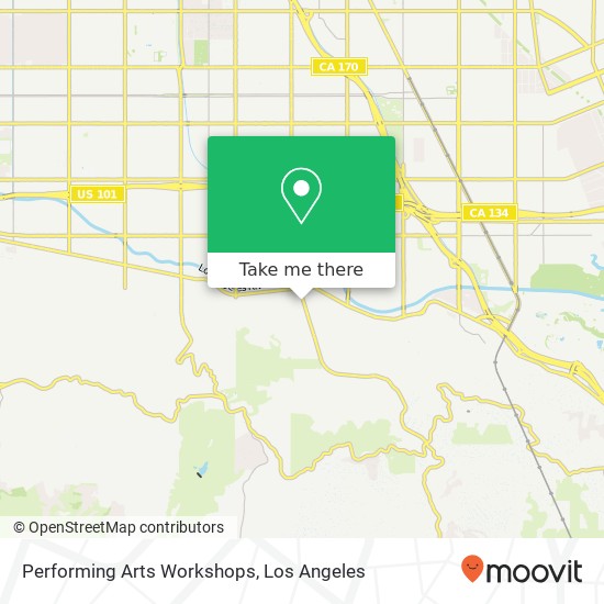 Mapa de Performing Arts Workshops