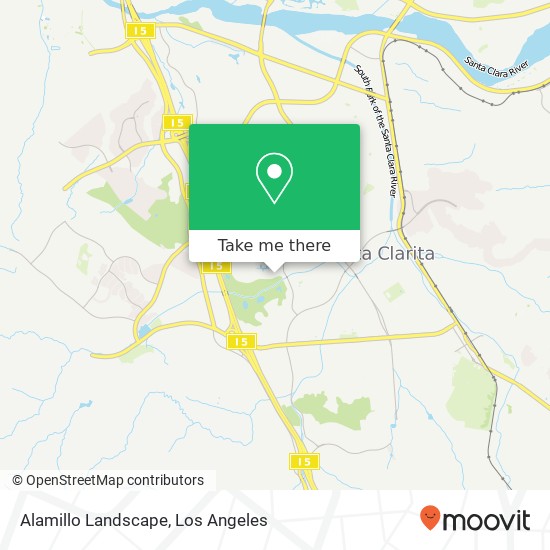 Alamillo Landscape map