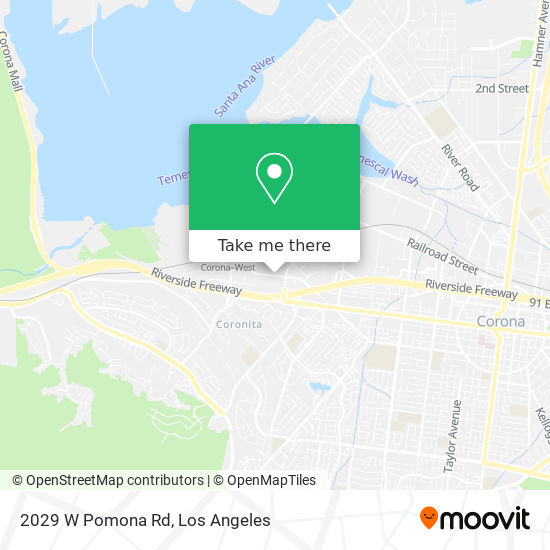 Mapa de 2029 W Pomona Rd