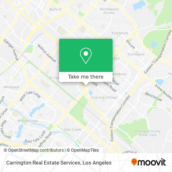 Mapa de Carrington Real Estate Services