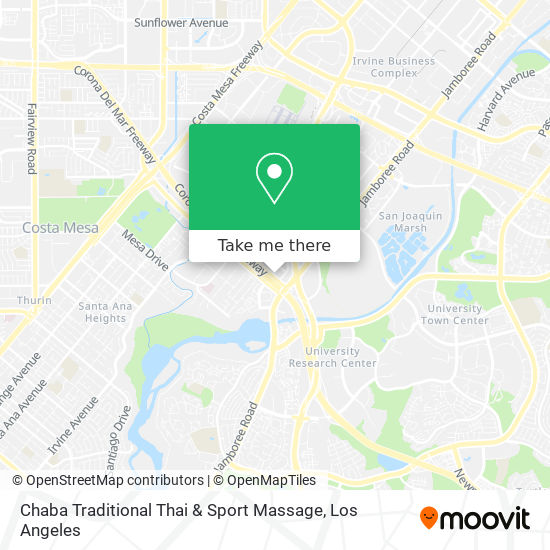 Mapa de Chaba Traditional Thai & Sport Massage