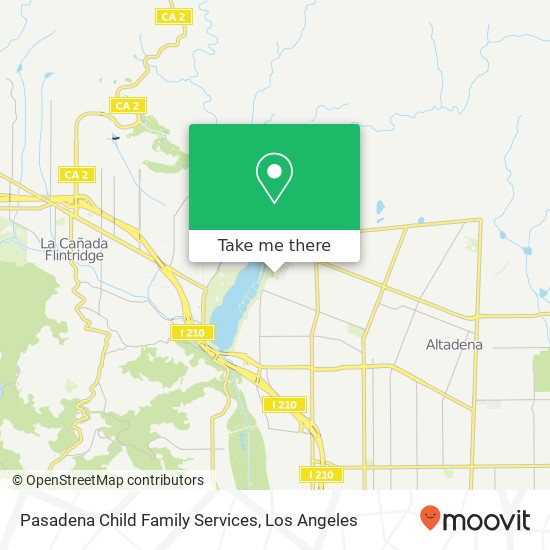 Mapa de Pasadena Child Family Services