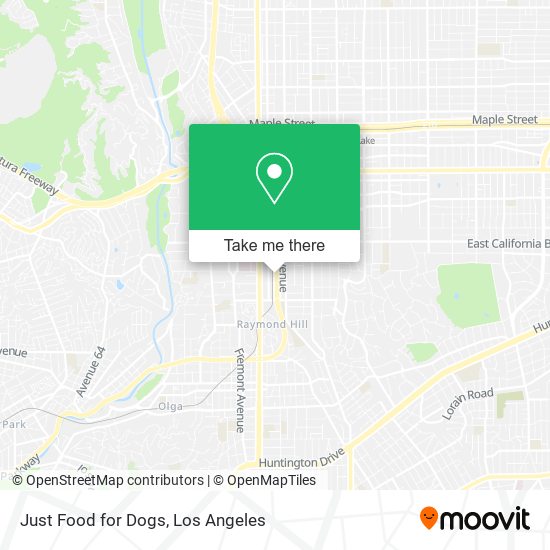 Just Food for Dogs map