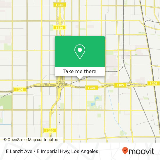 Mapa de E Lanzit Ave / E Imperial Hwy