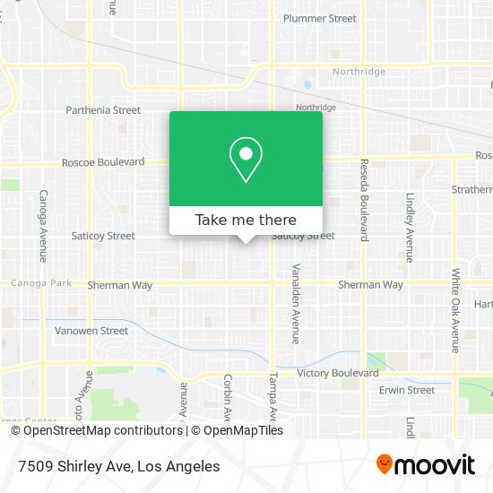 7509 Shirley Ave map