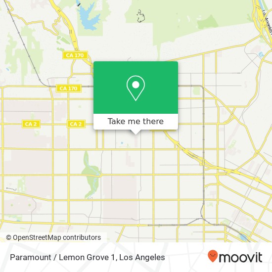 Paramount / Lemon Grove 1 map