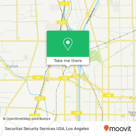 Mapa de Securitas Security Services USA