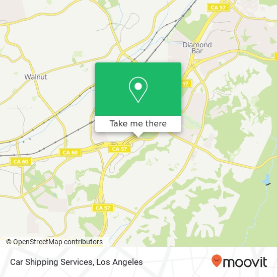 Car Shipping Services map