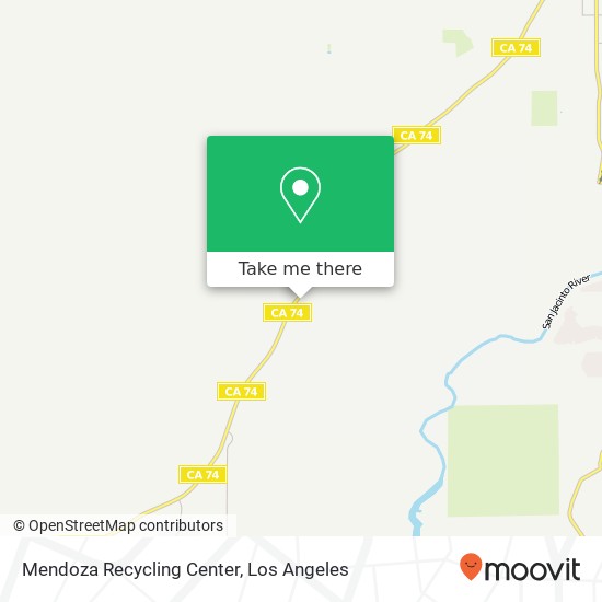 Mendoza Recycling Center map