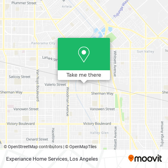 Experiance Home Services map