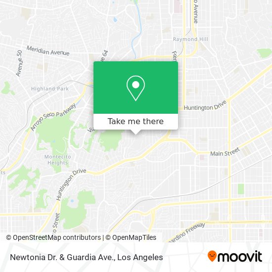 Newtonia Dr. & Guardia Ave. map