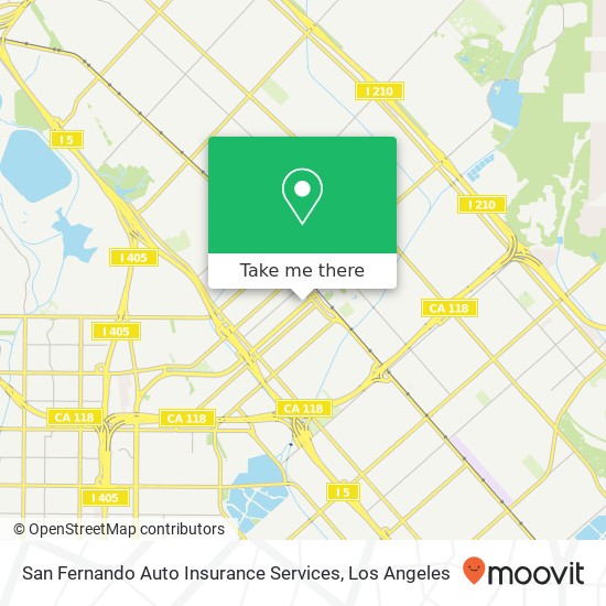 Mapa de San Fernando Auto Insurance Services