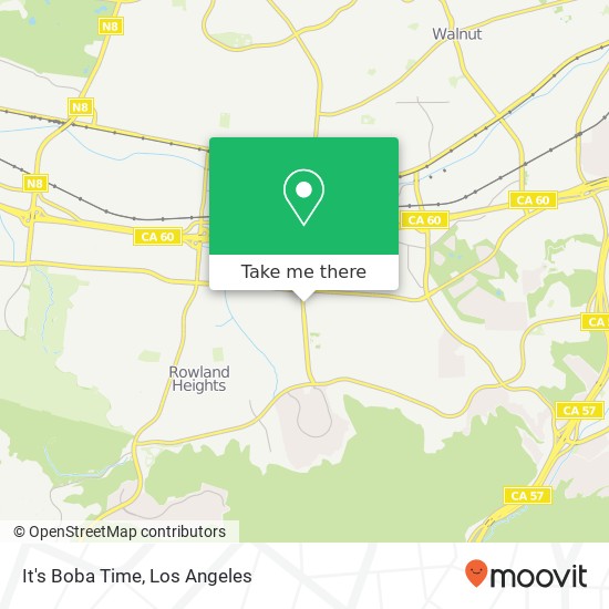 It's Boba Time map