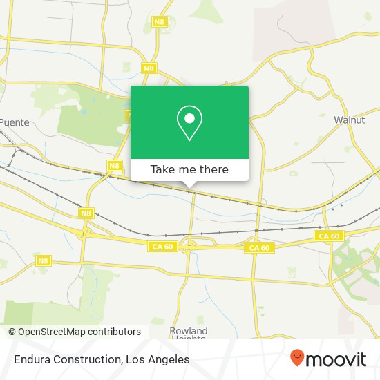 Endura Construction map