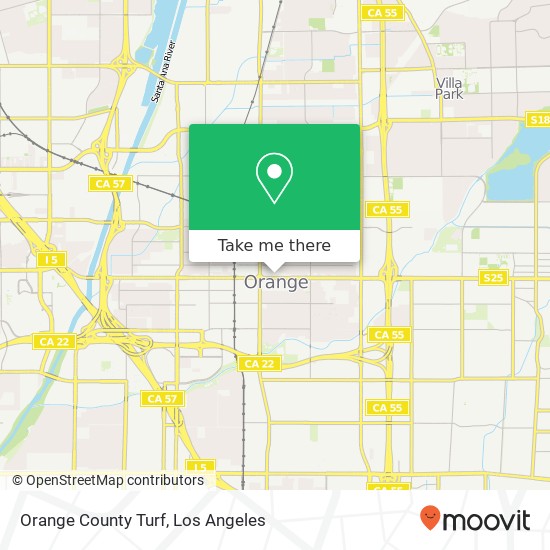 Mapa de Orange County Turf