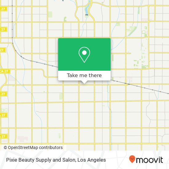 Mapa de Pixie Beauty Supply and Salon