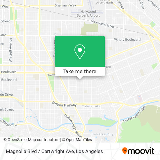 Mapa de Magnolia Blvd / Cartwright Ave