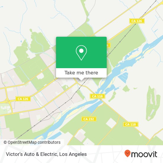 Victor's Auto & Electric map