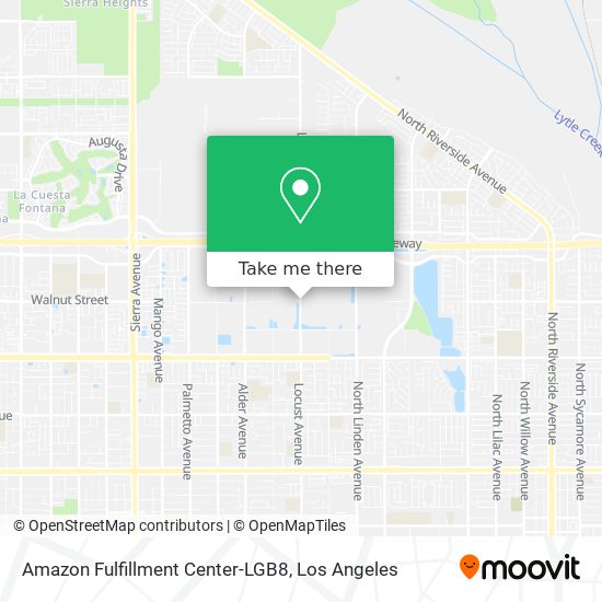 Amazon Fulfillment Center-LGB8 map