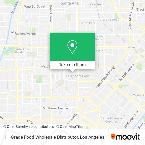 Hi-Grade Food Wholesale Distributor map
