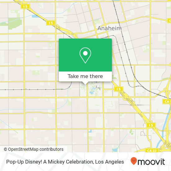 Pop-Up Disney! A Mickey Celebration map