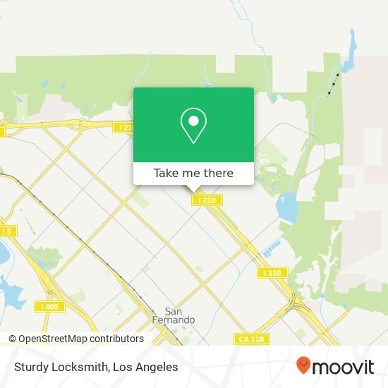 Sturdy Locksmith map