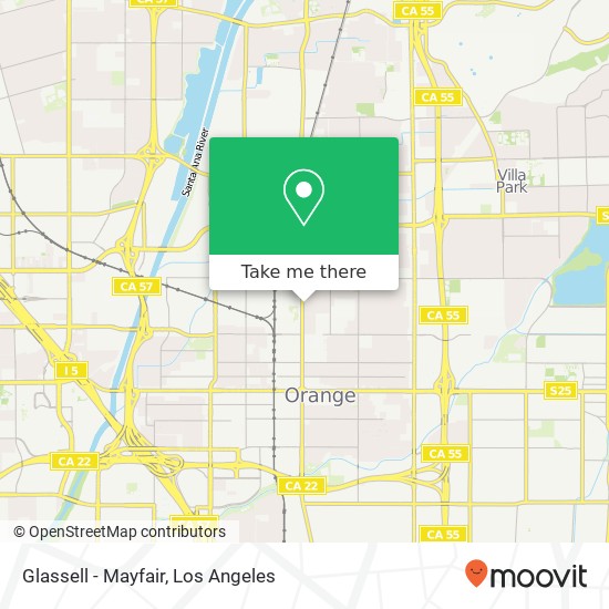 Glassell - Mayfair map