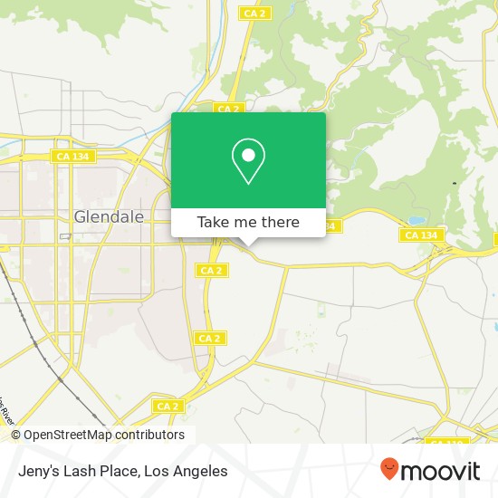 Mapa de Jeny's Lash Place