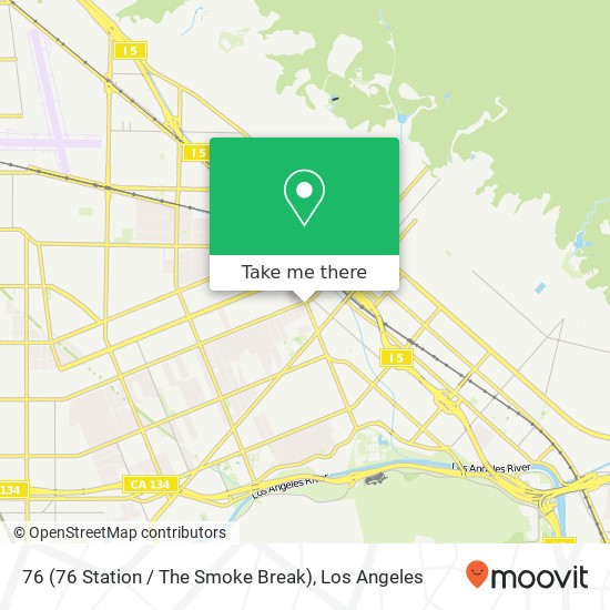 Mapa de 76 (76 Station / The Smoke Break)