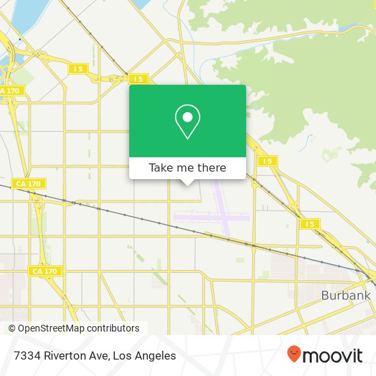 Mapa de 7334 Riverton Ave