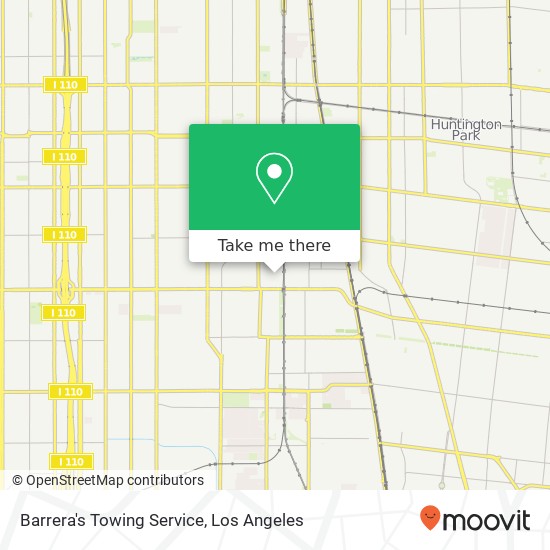 Mapa de Barrera's Towing Service