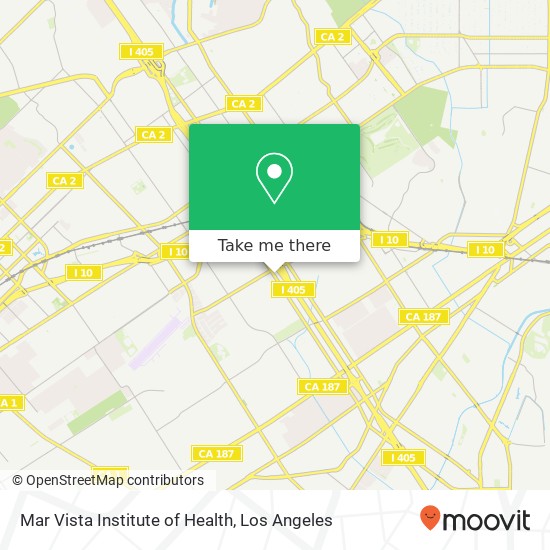 Mar Vista Institute of Health map
