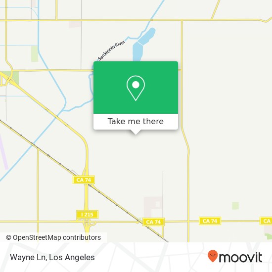 Wayne Ln map