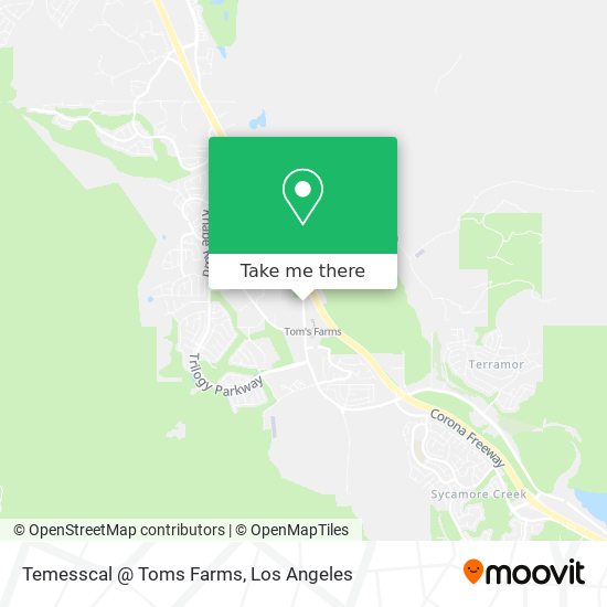 Temesscal @ Toms Farms map