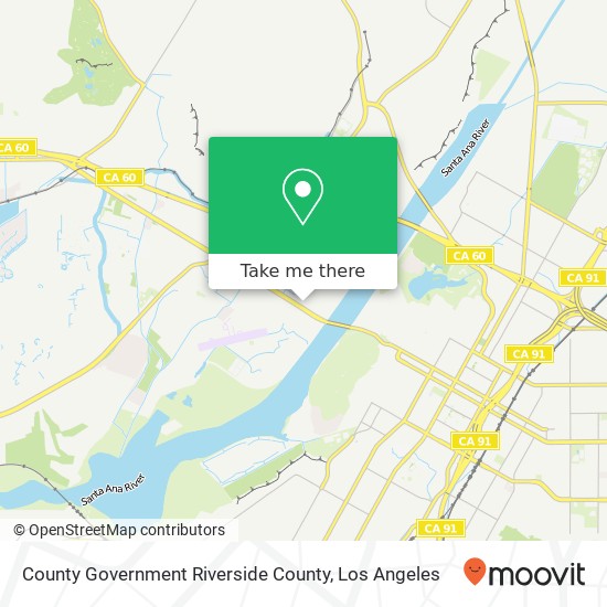 County Government Riverside County map