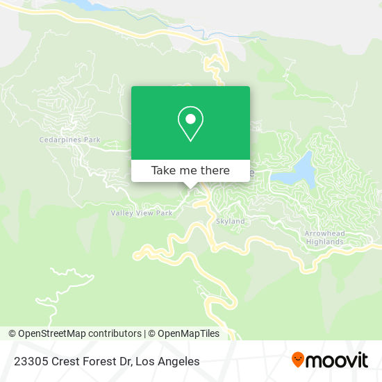 23305 Crest Forest Dr map