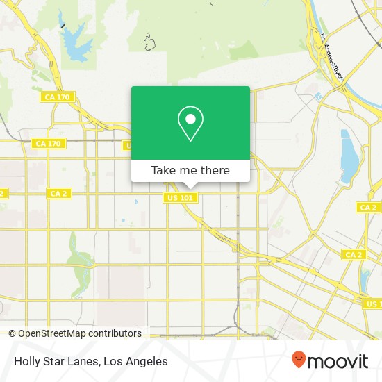 Holly Star Lanes map