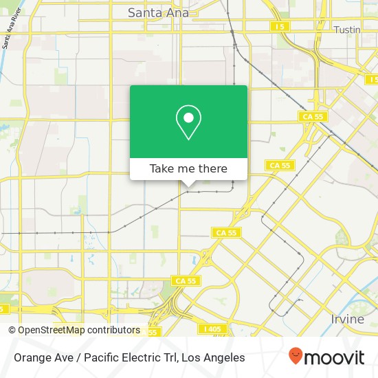 Mapa de Orange Ave / Pacific Electric Trl