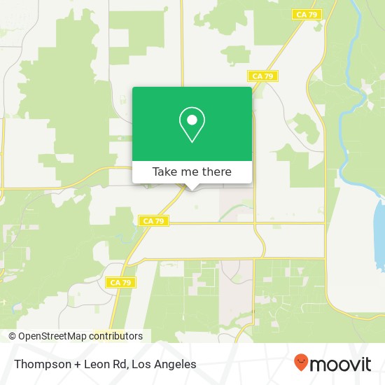 Thompson + Leon Rd map