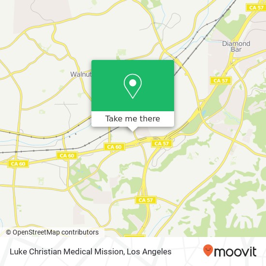 Luke Christian Medical Mission map