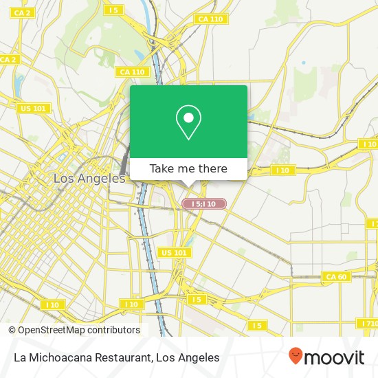 La Michoacana Restaurant map